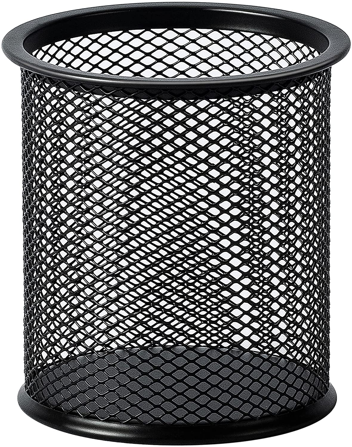 AmazonBasics Black Wire Mesh Pen Cup