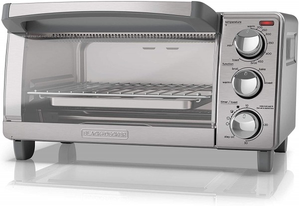 BLACK+DECKER 4-Slice Toaster Oven