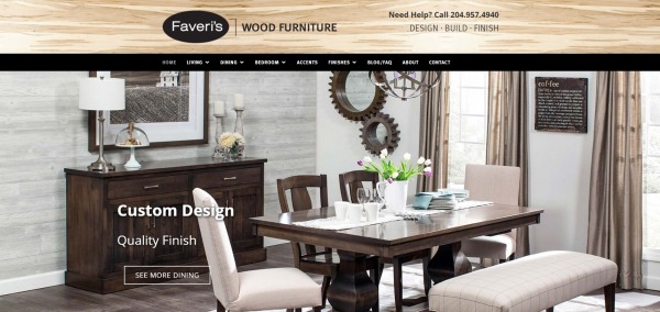 Faveri’s Wood Furniture - Furniture Stores In Winnipeg