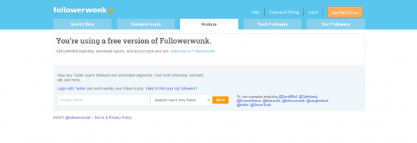 Followerwonk: Twitter Analytics Tool