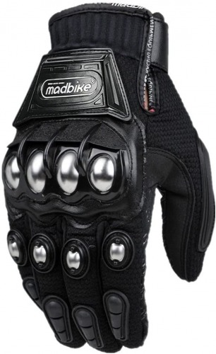 ILM Alloy Steel Knuckle Motorcycle Gloves