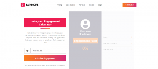 PathSocial: Engagement Rate Calculator For Instagram 