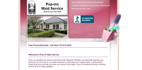 Pop-Ins Maid Service