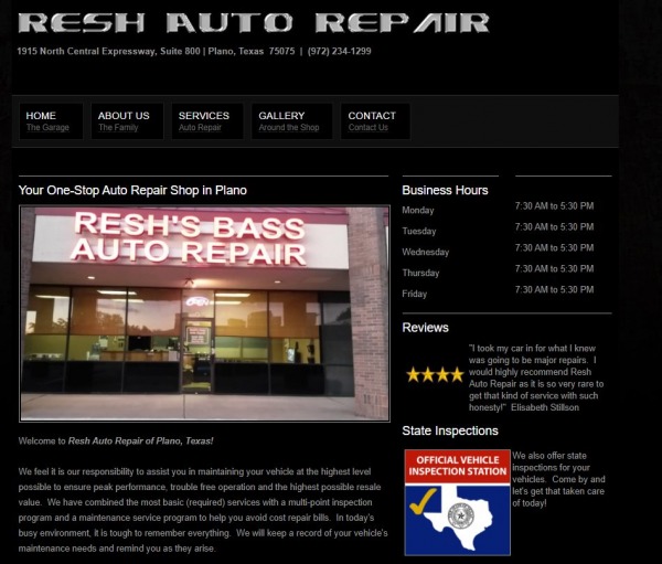 Resh's Bass Auto Repair - Auto Repair Plano