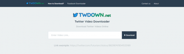 TWDown: Downloader Videos from Twitter 