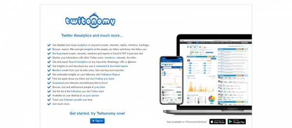 Twitonomy: Twitter Analytics Tool