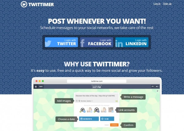 Twittimer - Twitter Scheduling Tool