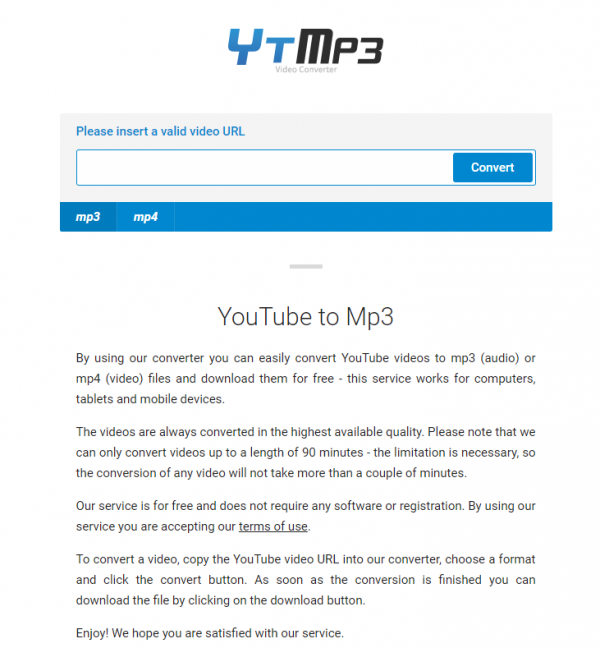 Ytmp3 - youtube to mp3