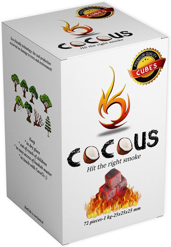 Cocous Coconut Charcoal Hookah Shisha Incense