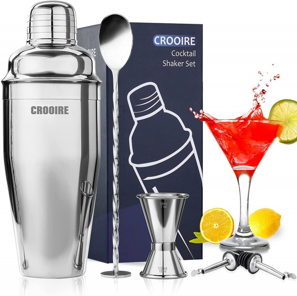 Crooire Martini Shaker Set