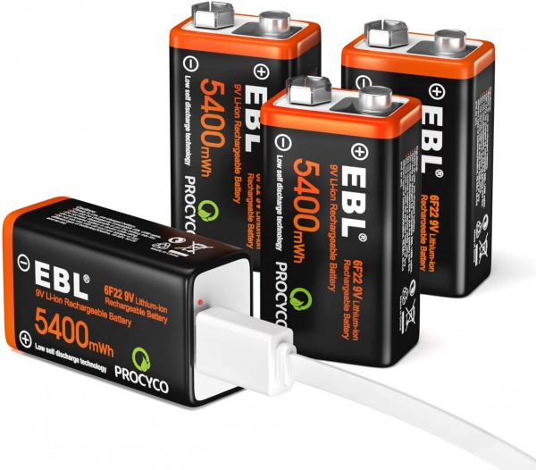 EBL 9v battery