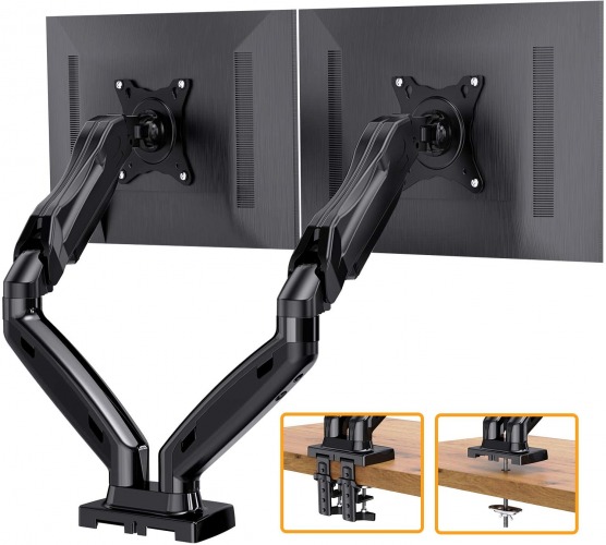 ErGear Dual Arm Monitor Desk Mount Stand
