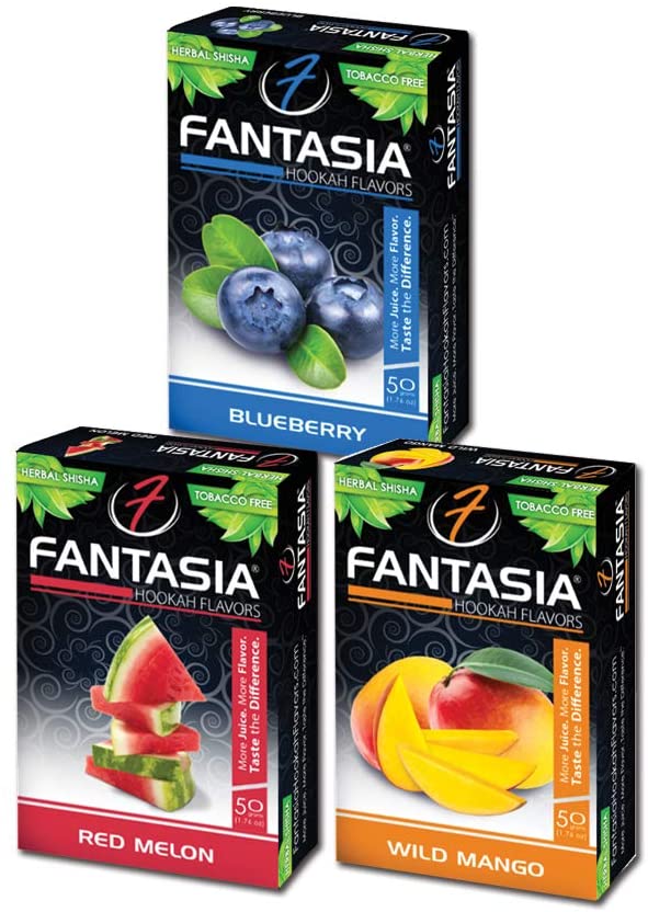 Fantasia Herbal Hookah Shisha Flavors