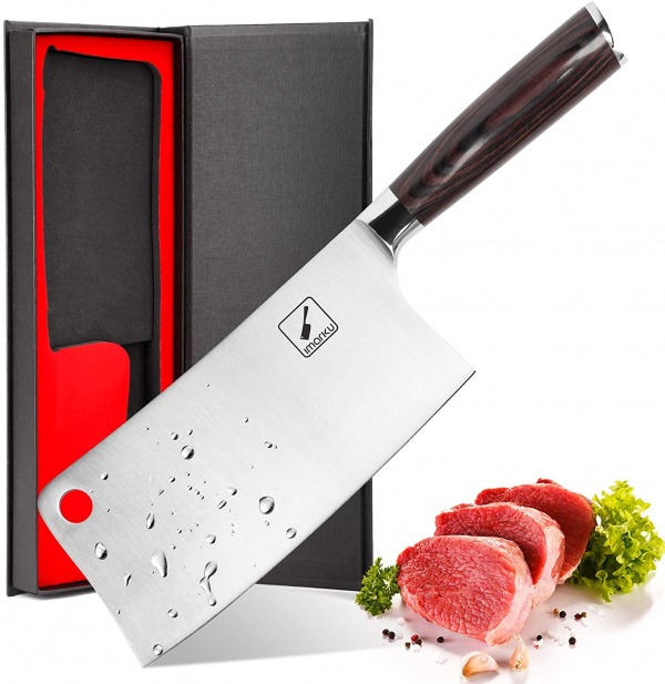 Imarku 7-Inch Professional Stainless Steel Butcher Knife