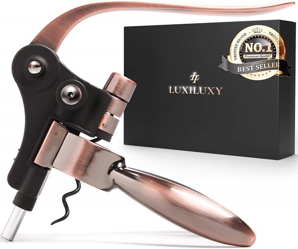 Luxiluxy wine bottle opener corkscrew set