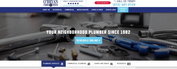 O’Bryan Plumbing Services - plumber in plano