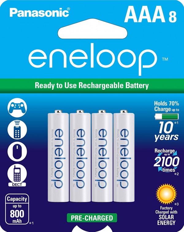Panasonic Eneloop AAA batteries