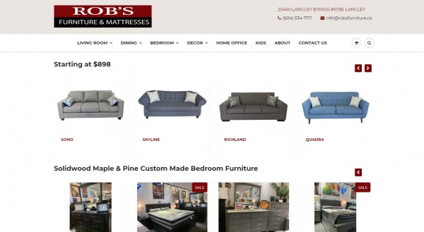 Rob’s Furniture and Mattresses - furniture stores langley