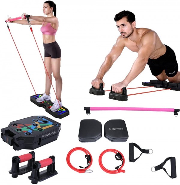 SHINYEVER Portable Home Gym Workout Equipment