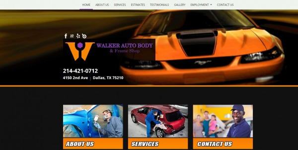 Walker Auto Body and Frame Shop - Paint Shops in Dallas