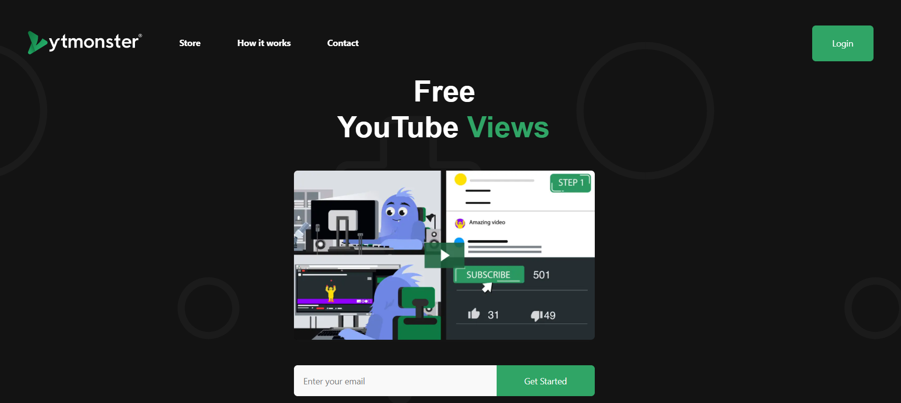 YTMonster - bots for youtube views