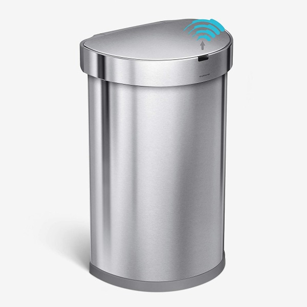 simplehuman 45 Liter, Dustbin Brushed