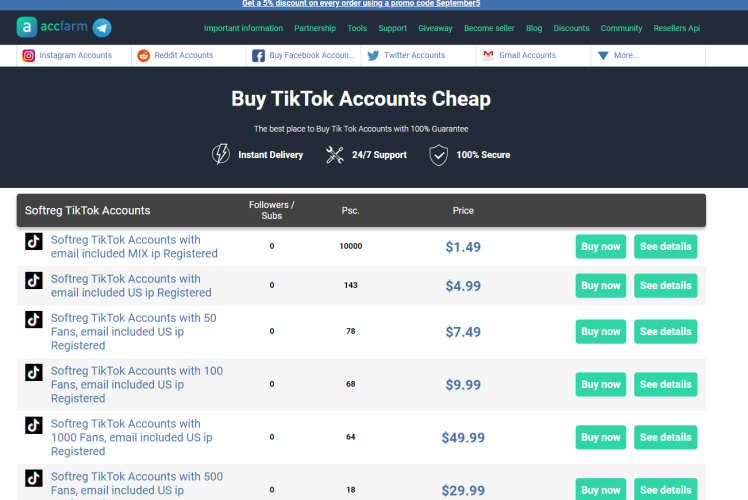 DELA DISCOUNT AccFarm-748x500 10 Best Sites to Buy Gmail Accounts Instantly in 2022 DELA DISCOUNT  