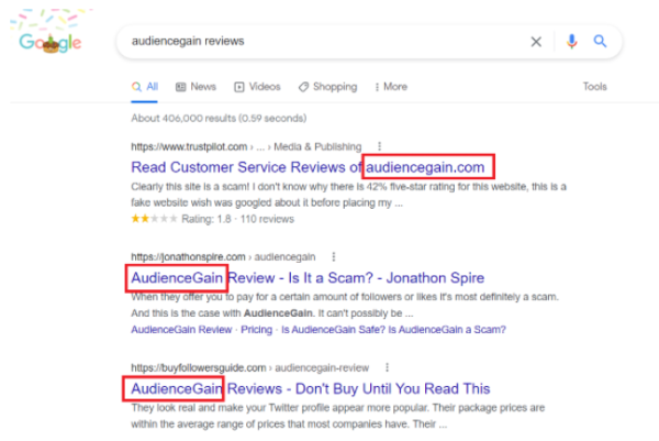 AudienceGain reviews