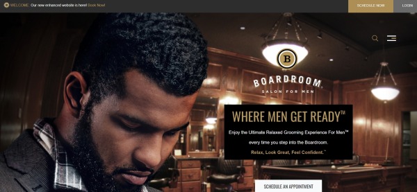 Boardroom salon for men