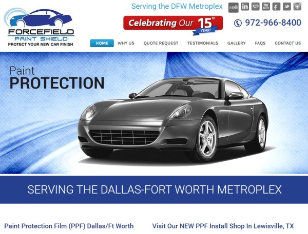 Forcefield Paint Shield - car paint protection film Dallas