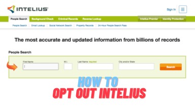 How to Opt Out Intelius