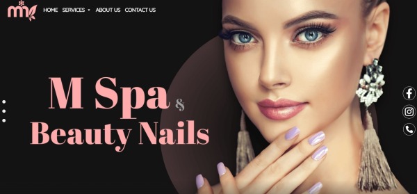 M spa and beauty nails