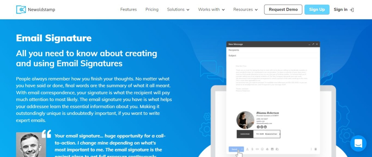 Newoldstamp - Email Signature Generator