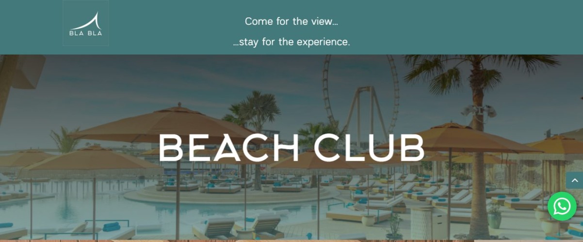 Bla bla Beach Club-beach clubs in dubai