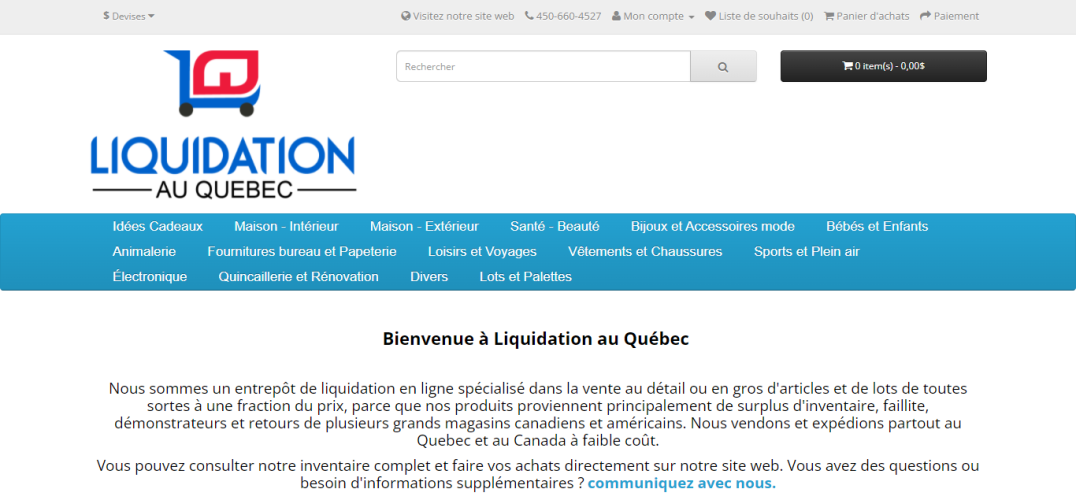 Liquidations Canada