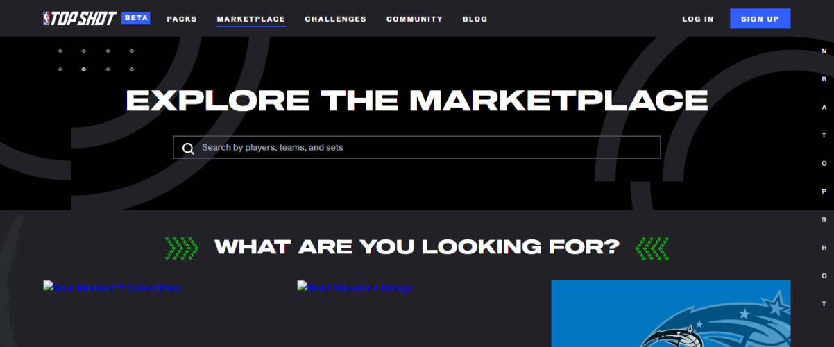 NBA Top Shot Marketplace- NFT Marketplace 