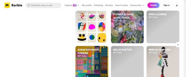 Rarible: NFT Trading Platform