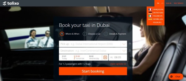 Talixo: Taxi Service In Dubai
