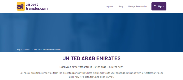 The Emirates Airport Transfer