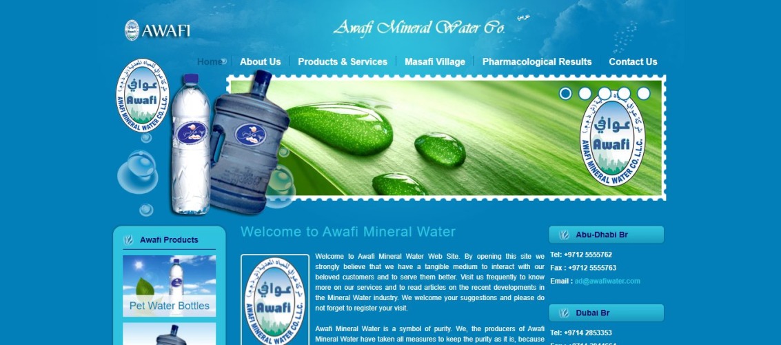 AWAFI Mineral Water-water supplier dubai 