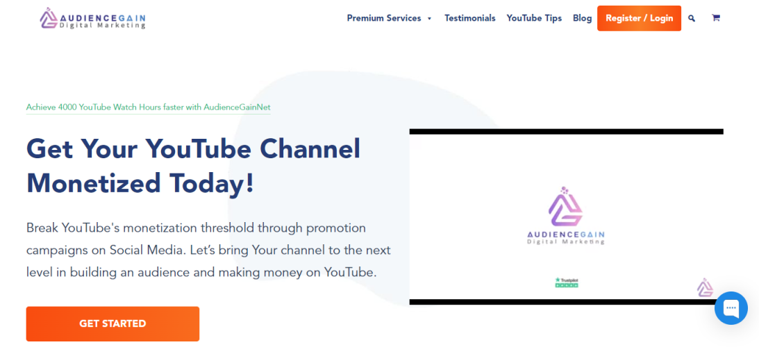 Audience Gain - Buy Monetized YouTube Channels