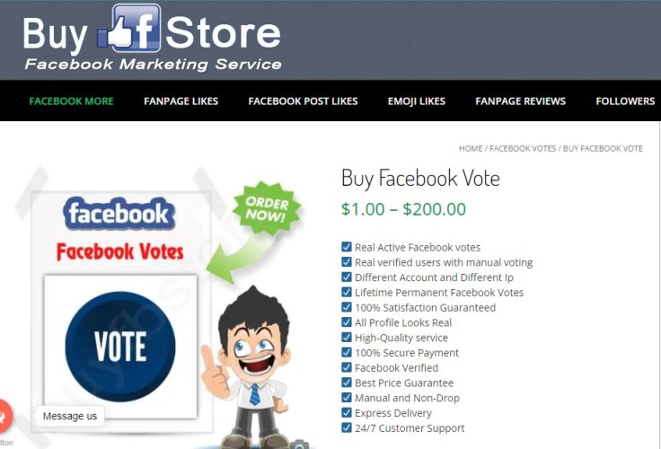Buy Fb Store - buy facebook poll votes