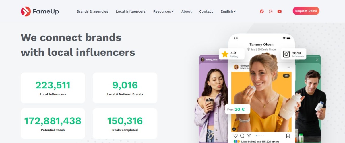 Fameup - buy instagram impressions 