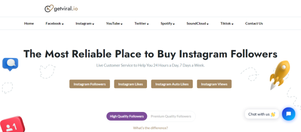 Getviral: Buy Instagram Followers with Bitcoin