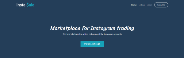 Insta Sale: Buy Instagram Accounts