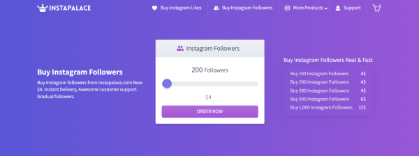 Instapalace: buy ig followers UK