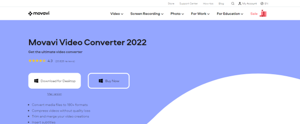 Movavi Video Converter - gif maker 