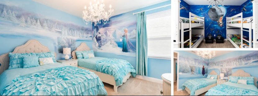 Disney Frozen & Star Wars Themed Rooms - airbnb near disney world