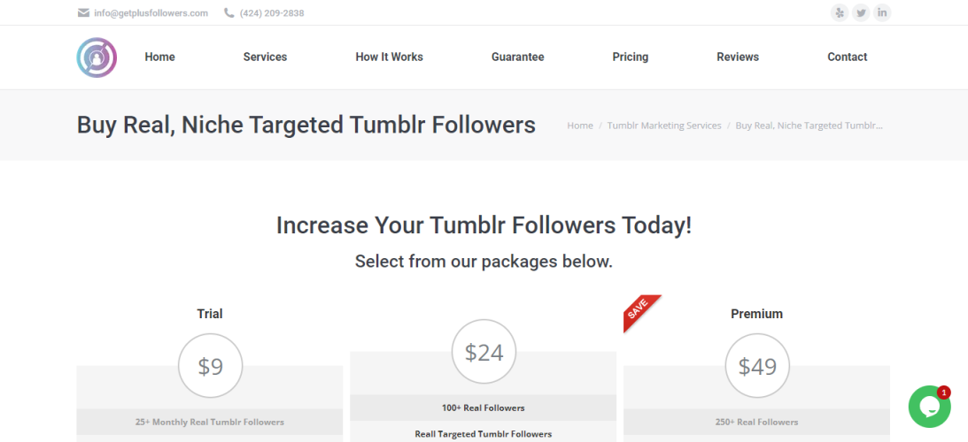 Get Plus Followers - BUY TUMBLR FOLLOWERS