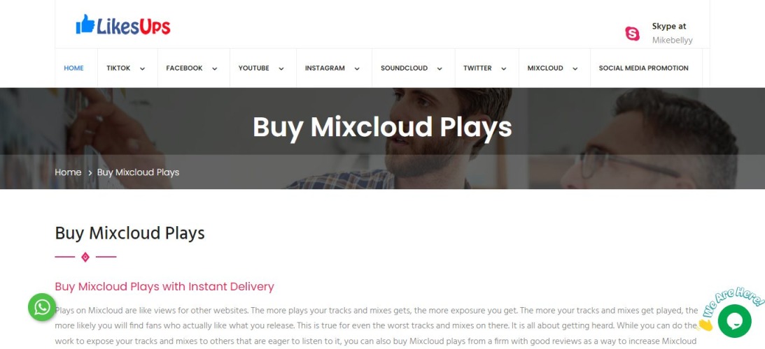 LikesUp - Mixcloud Promotion Services